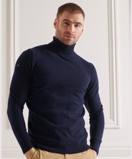 Lambswool Roll Neck Jumper