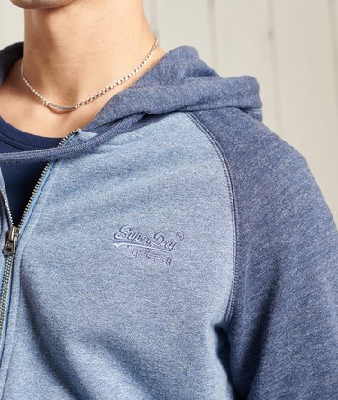 Classic Raglan Loopback Zip Hoodie Image 3
