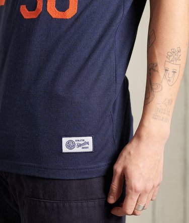 Vintage Varsity Embroidered T-Shirt Image 5