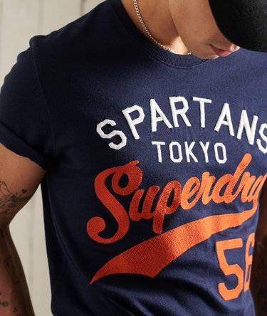 Vintage Varsity Embroidered T-Shirt Image 2