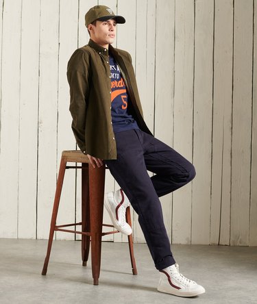 Vintage Varsity Embroidered T-Shirt Image 3
