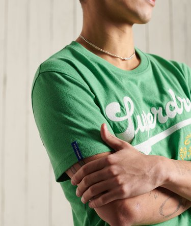 Vintage Varsity Embroidered T-Shirt Image 3