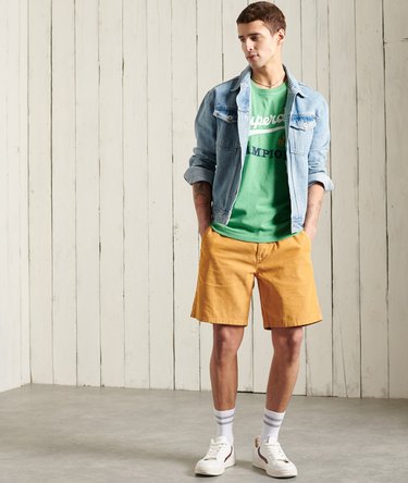 Vintage Varsity Embroidered T-Shirt Image 2
