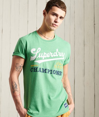 Vintage Varsity Embroidered T-Shirt Image 1