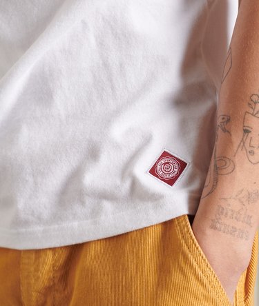 Camiseta ligera con logo tricolor Vintage Image 4