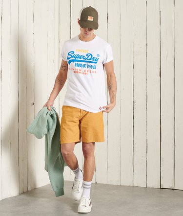 Camiseta ligera con logo tricolor Vintage Image 2