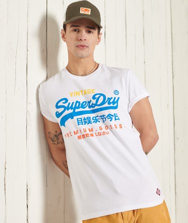 Camiseta ligera con logo tricolor Vintage Image 1