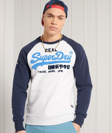 Sweat ras-du-cou à manches raglan Duo Vintage Logo Image 1
