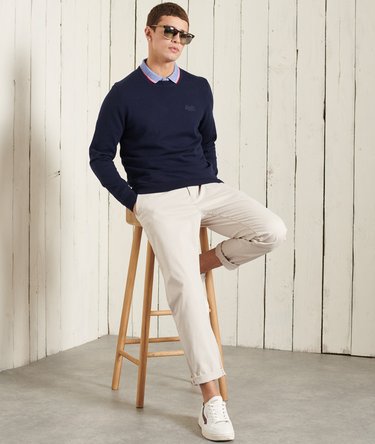 Orange Label Pullover mit Rundhalsausschnitt Image 2
