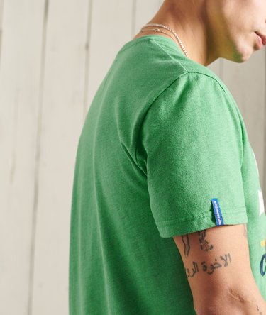 Vintage Varsity Embroidered Lightweight T-Shirt Image 4