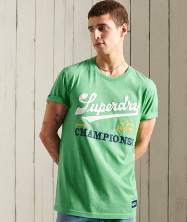 Vintage Varsity Embroidered Lightweight T-Shirt Image 1