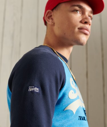 Vintage Logo Duo Raglan Crew Sweatshirt Image 4