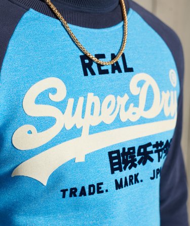 Vintage Logo Duo Raglan Crew Sweatshirt Image 3