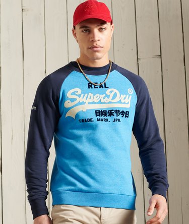 Vintage Logo Duo Raglan Crew Sweatshirt Image 1