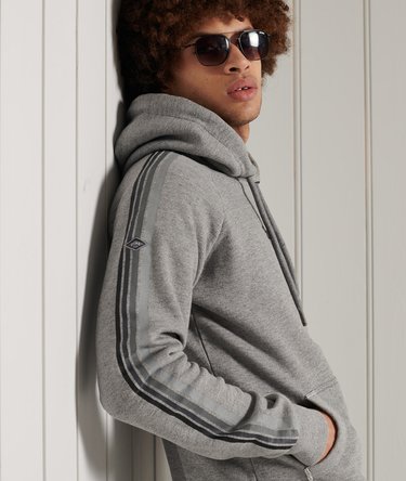 Bluza z kapturem Cali Core Logo z paskami na rękawach Image 3