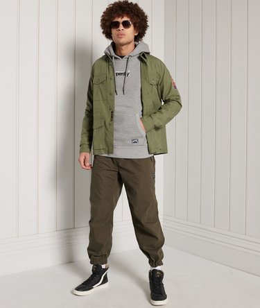 Bluza z kapturem Cali Core Logo z paskami na rękawach Image 2