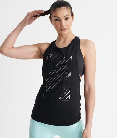 Flex Twist Back Tank Top