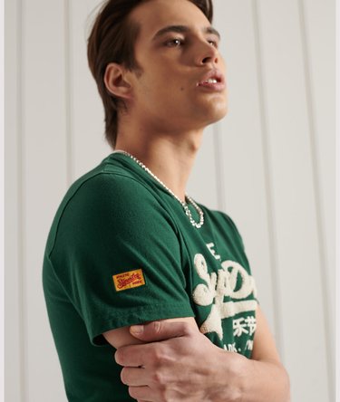 Vintage Logo Chenille Standard Weight T-shirt Image 3