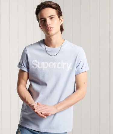 Felgekleurd T-shirt met Core-logo Image 2