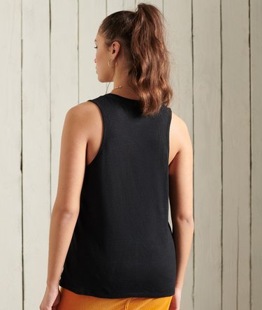 Chevron Lace Vest Top Image 3
