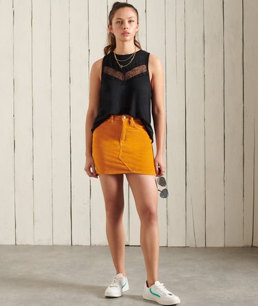 Chevron Lace Vest Top Image 2