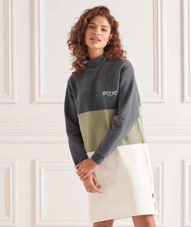 NYC Times Kleid im Farbblock-Design Image 1