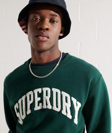 Varsity Arch sweatshirt met ronde hals Image 3