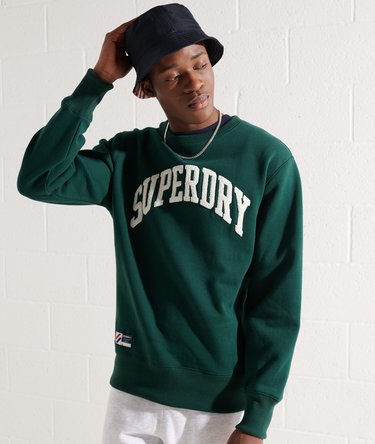 Varsity Arch sweatshirt met ronde hals Image 1