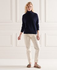 Lambswool Roll Neck Jumper