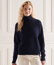 Lambswool Roll Neck Jumper