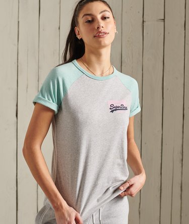 Camiseta de béisbol de algodón orgánico color pastel Image 1