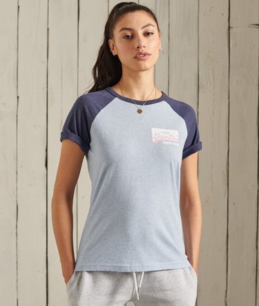 Organic Cotton Pastel Baseball T-Shirt Image 1