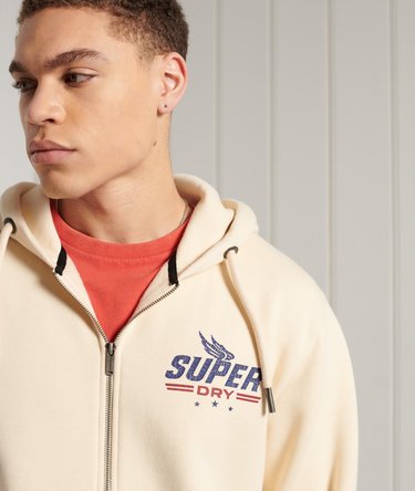 Boho Graphic Zip Hoodie Image 3