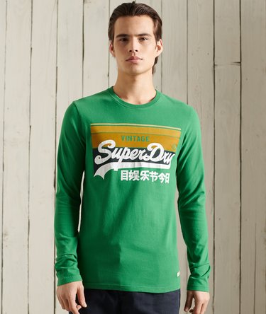 Camiseta a rayas con logo Vintage Cali Image 1