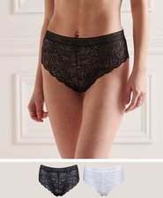 Lace Brazilian Brief Double Pack