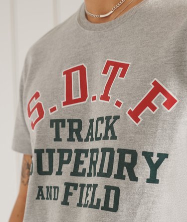 Track & Field Graphic Standard Weight T-Shirt Image 3