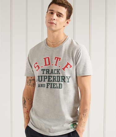 Track & Field Graphic Standard Weight T-Shirt Image 1