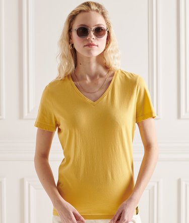 Organic Cotton Essential V-neck T-shirt Image 1