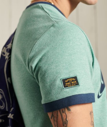 T-shirt Workwear Ringer Épaisseur standard Image 4