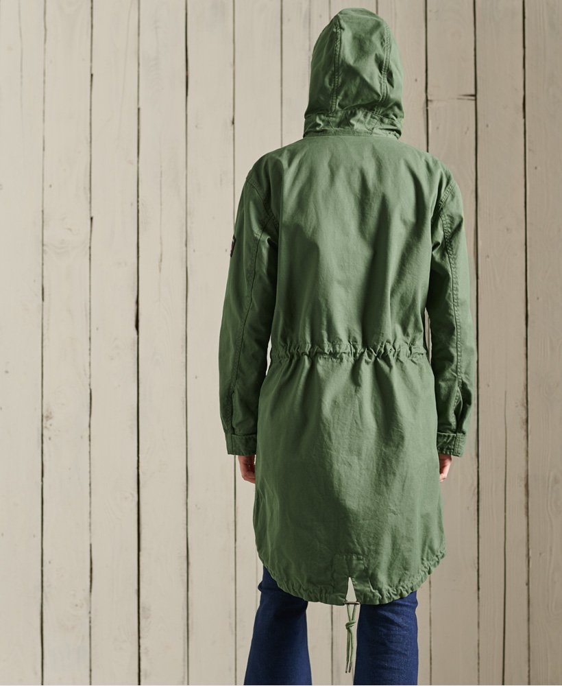 womens M51 Parka Jacket in OLIVE | Superdry US