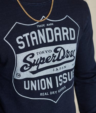 Vintage Indigo Crew Sweatshirt Image 4