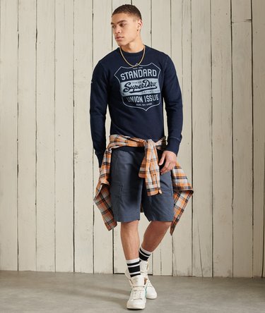 Vintage Indigo Crew Sweatshirt Image 2
