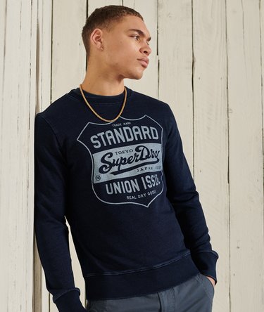 Vintage Indigo Crew Sweatshirt Image 1
