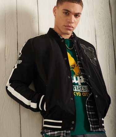 Lichtgewicht gelaagd Varsity T-shirt Image 3