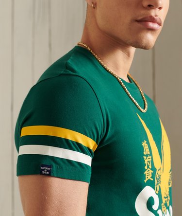 Lichtgewicht gelaagd Varsity T-shirt Image 5