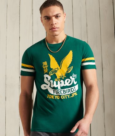 Lichtgewicht gelaagd Varsity T-shirt Image 1