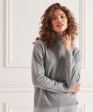 Lambswool Roll Neck Jumper