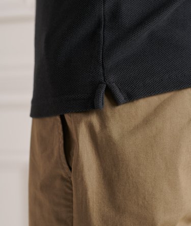 Polo en jersey de coton biologique texturé Image 6