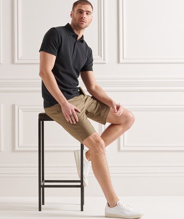 Polo en jersey de coton biologique texturé Image 2
