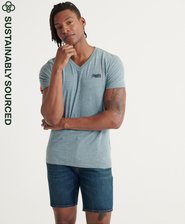 Organic Cotton Orange Label Vintage V-Neck T-Shirt